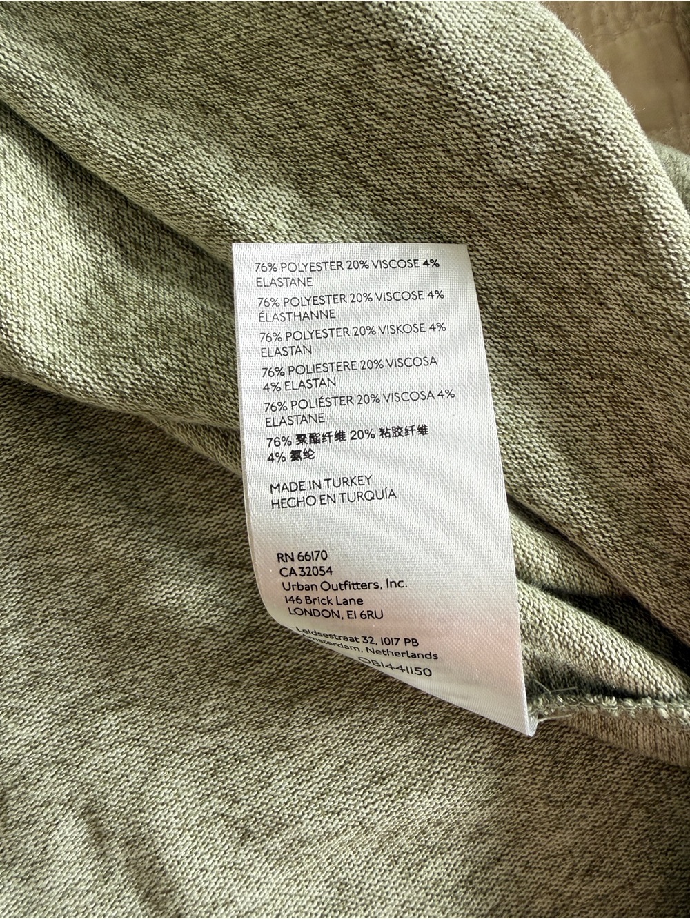Anthropologie Maeve Olive Cowl-Neck Pullover Sweater Size S - Picture 4 of 5